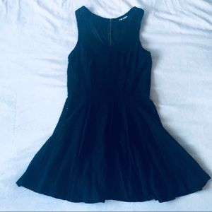 Express Black Lace Skater Dress